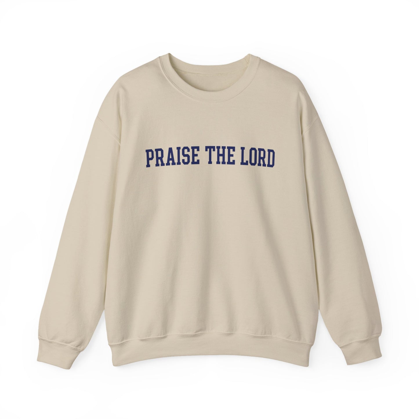 Praise The Lord Crewneck Sweatshirt — Christian Faith Graphic Sweatshirt