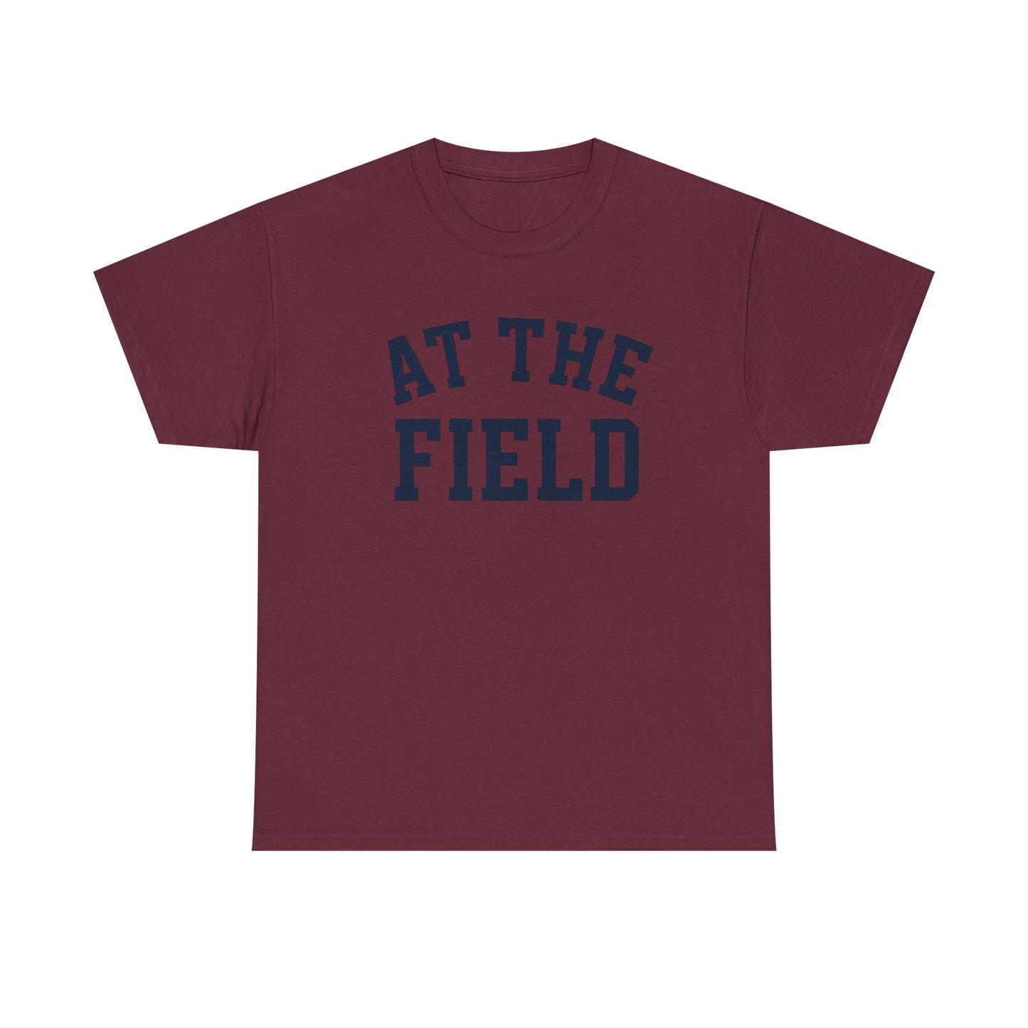 At The Field T-Shirt — Athletic Vintage Crew Tee for Sports Fans