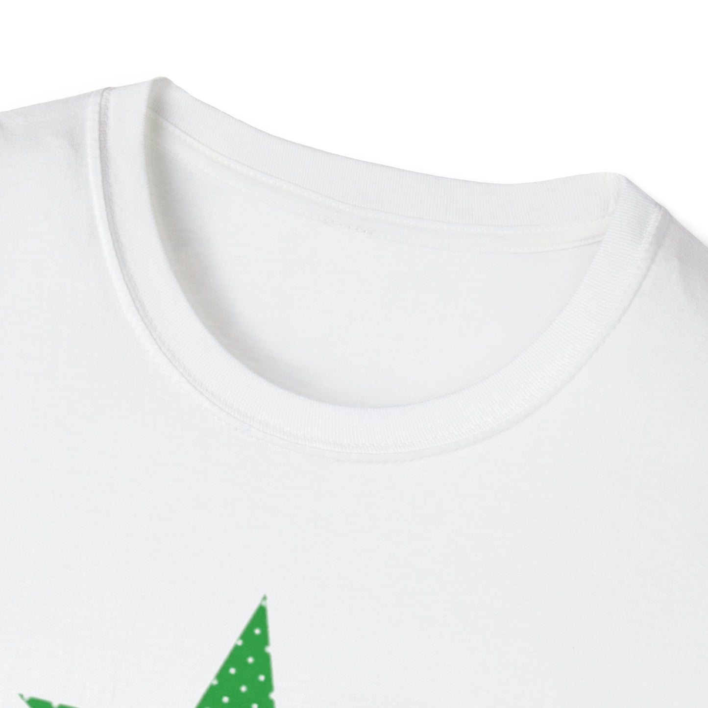 Green Star T-Shirt — Minimal Graphic Tee for Casual Wear & Holiday Flair