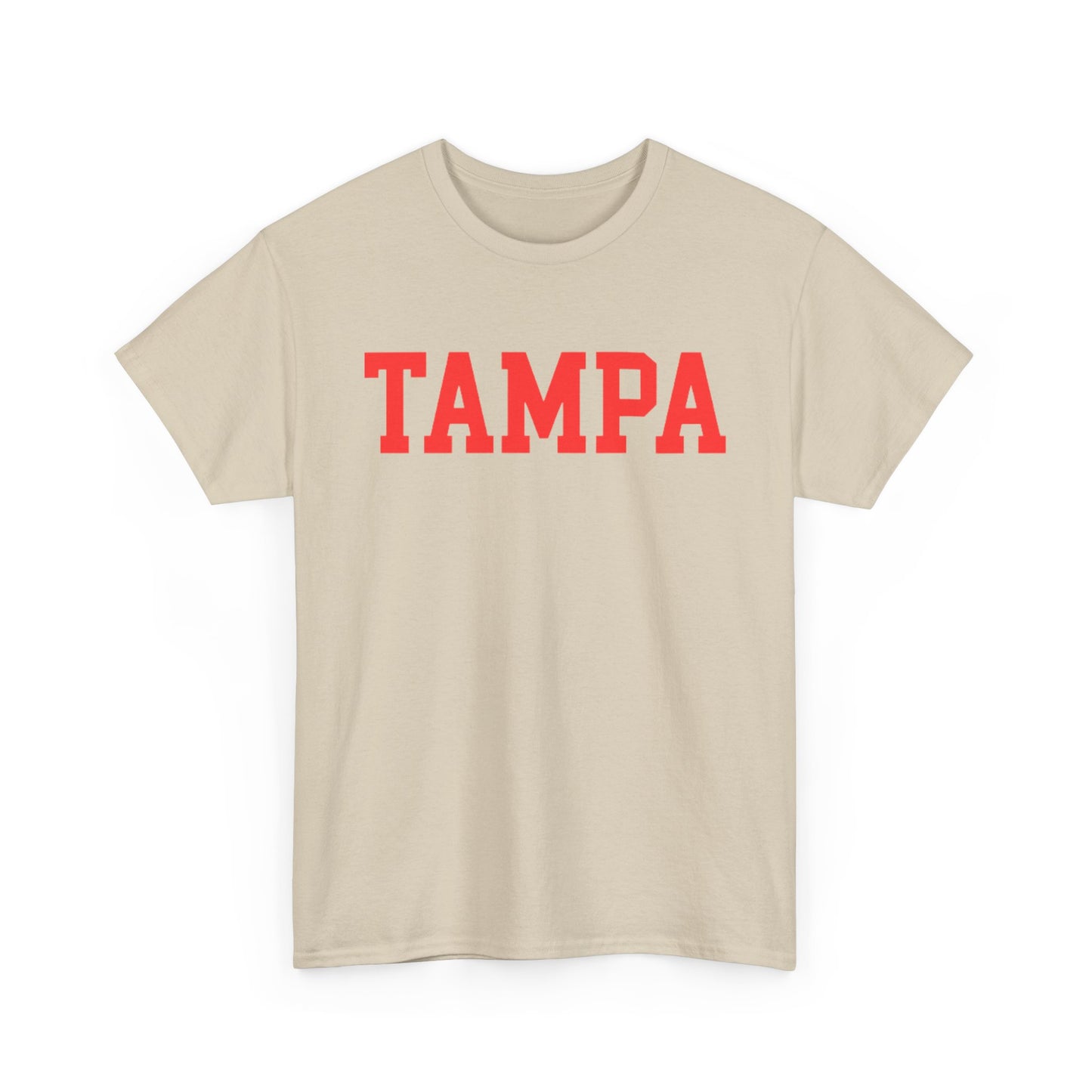 Tampa Retro Collegiate Tee — Classic City Lettering T‑Shirt