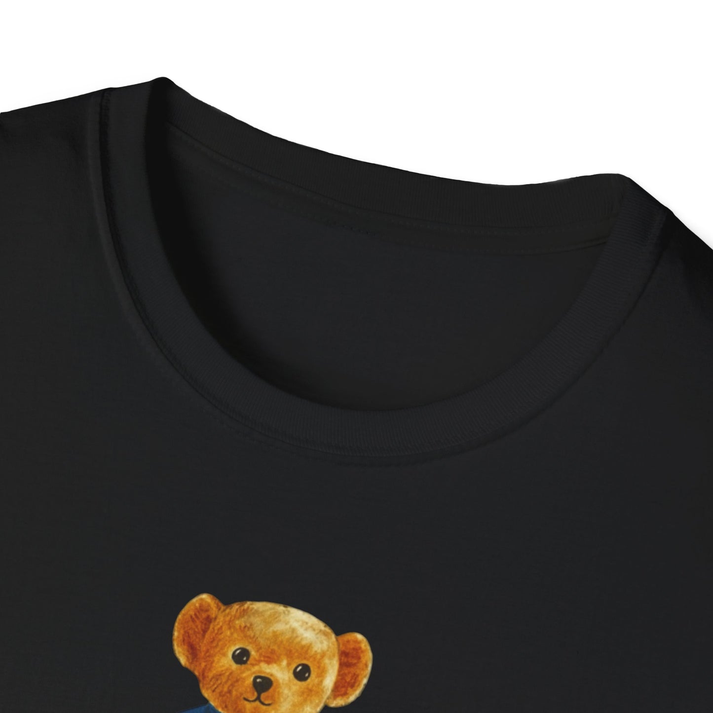 Teddy Bear Graphic T-Shirt — Cute Bear Wearing 'UWF NURSING' Sweater