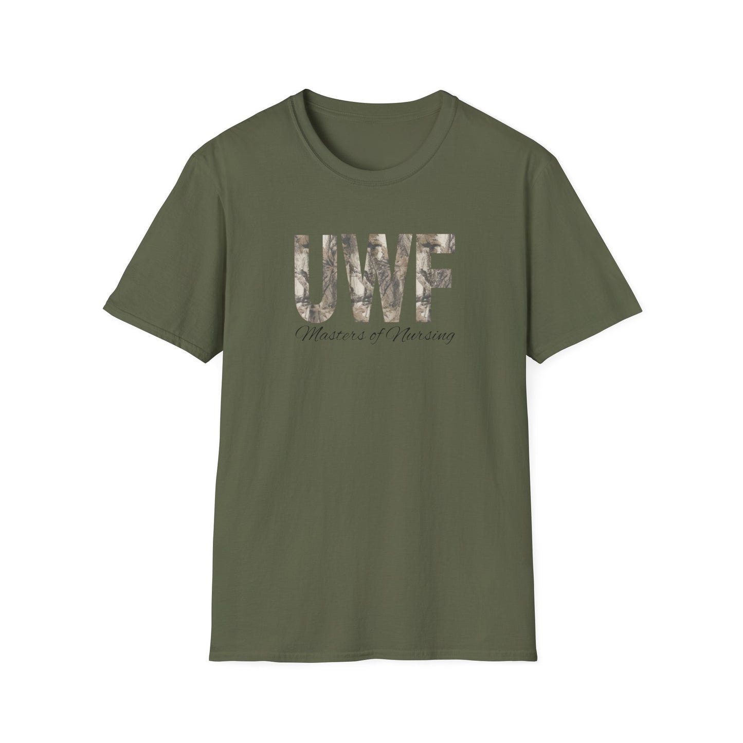 UWF Masters of Nursing Camo Logo T-Shirt