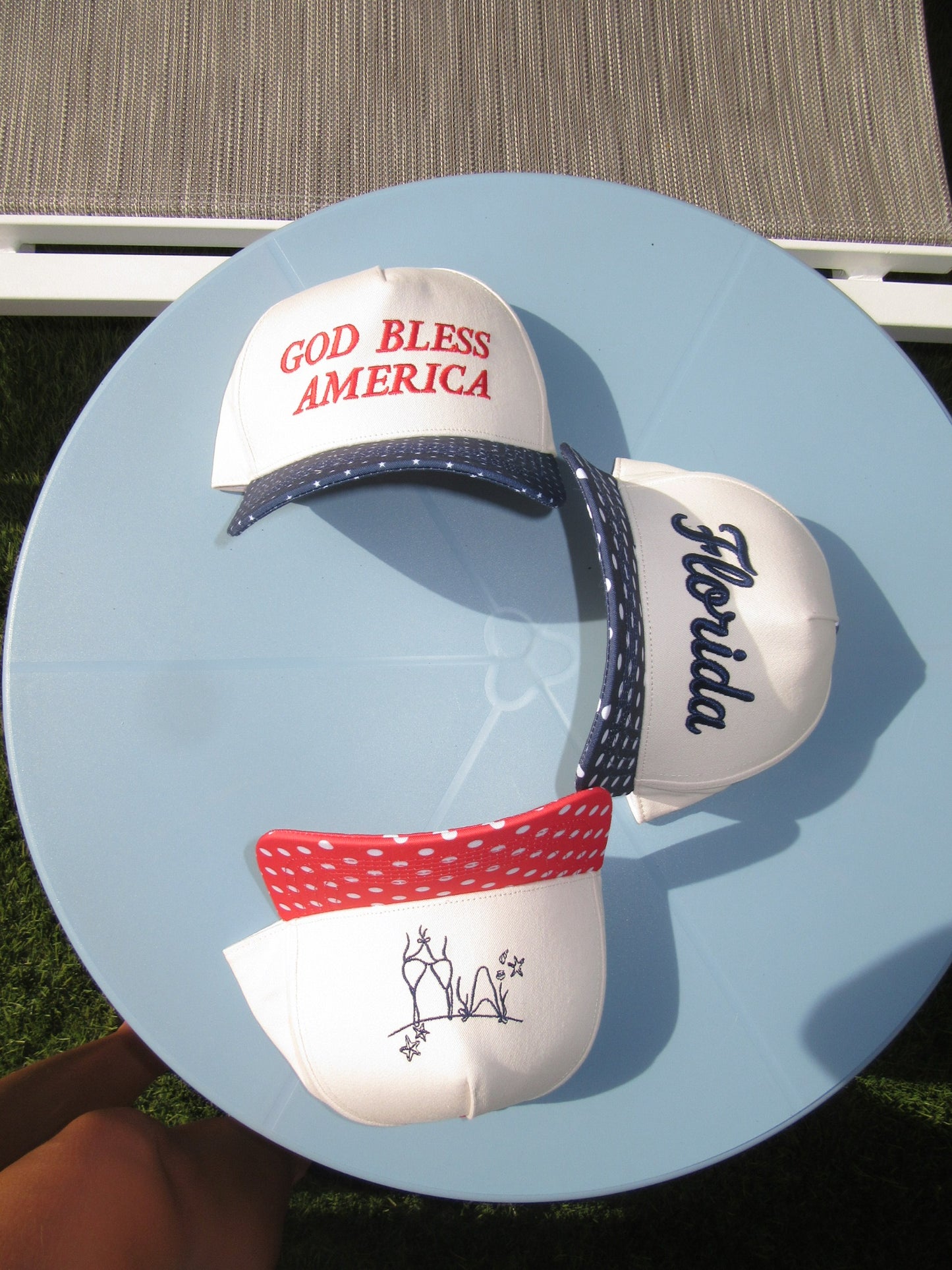 AMERICANA EMBROIDERED HATS