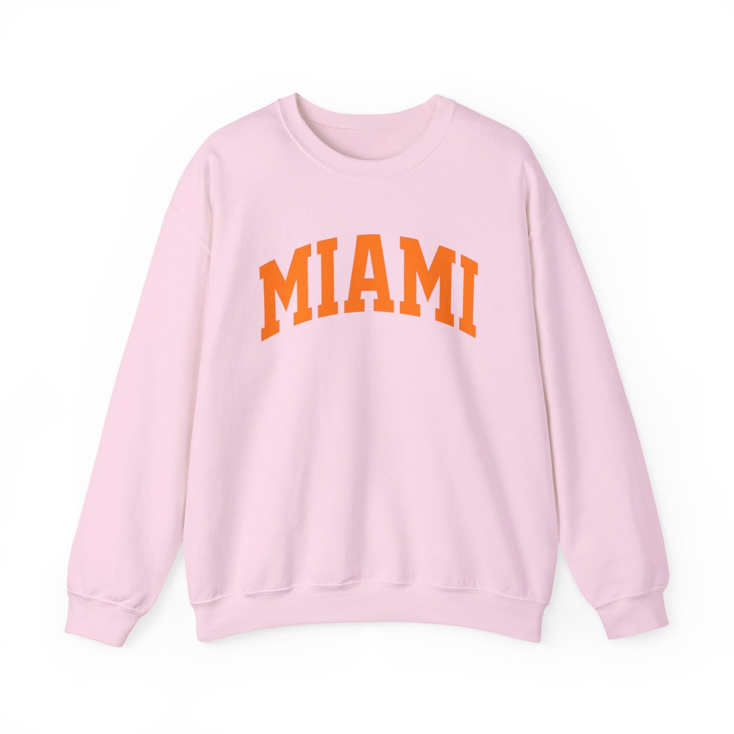 Miami Crewneck Sweatshirt — Classic Orange Collegiate Pullover