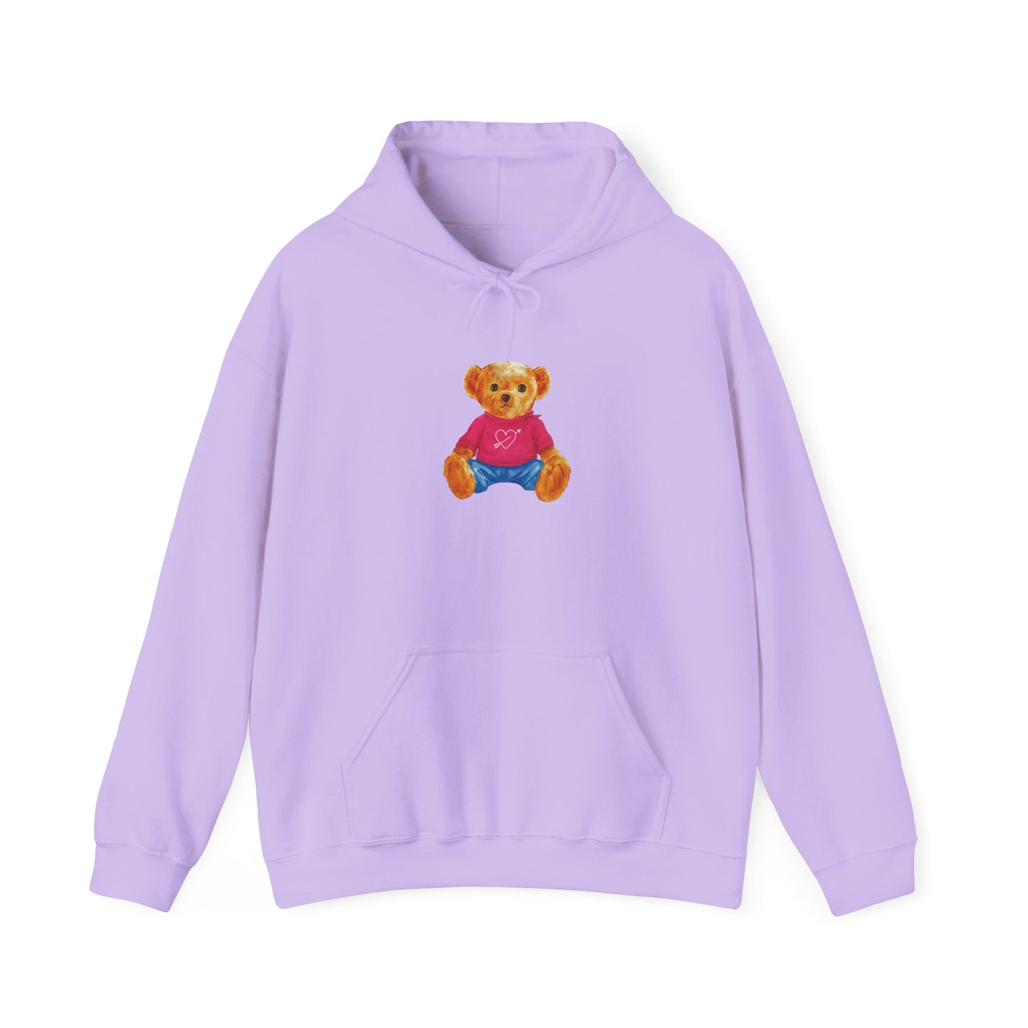 Teddy Bear Graphic Hoodie - Cute Retro Plush Bear Shirt