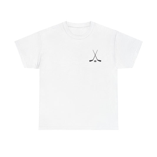 Hockey Icons Tee — Vintage Hockey Sticker Collage T‑Shirt
