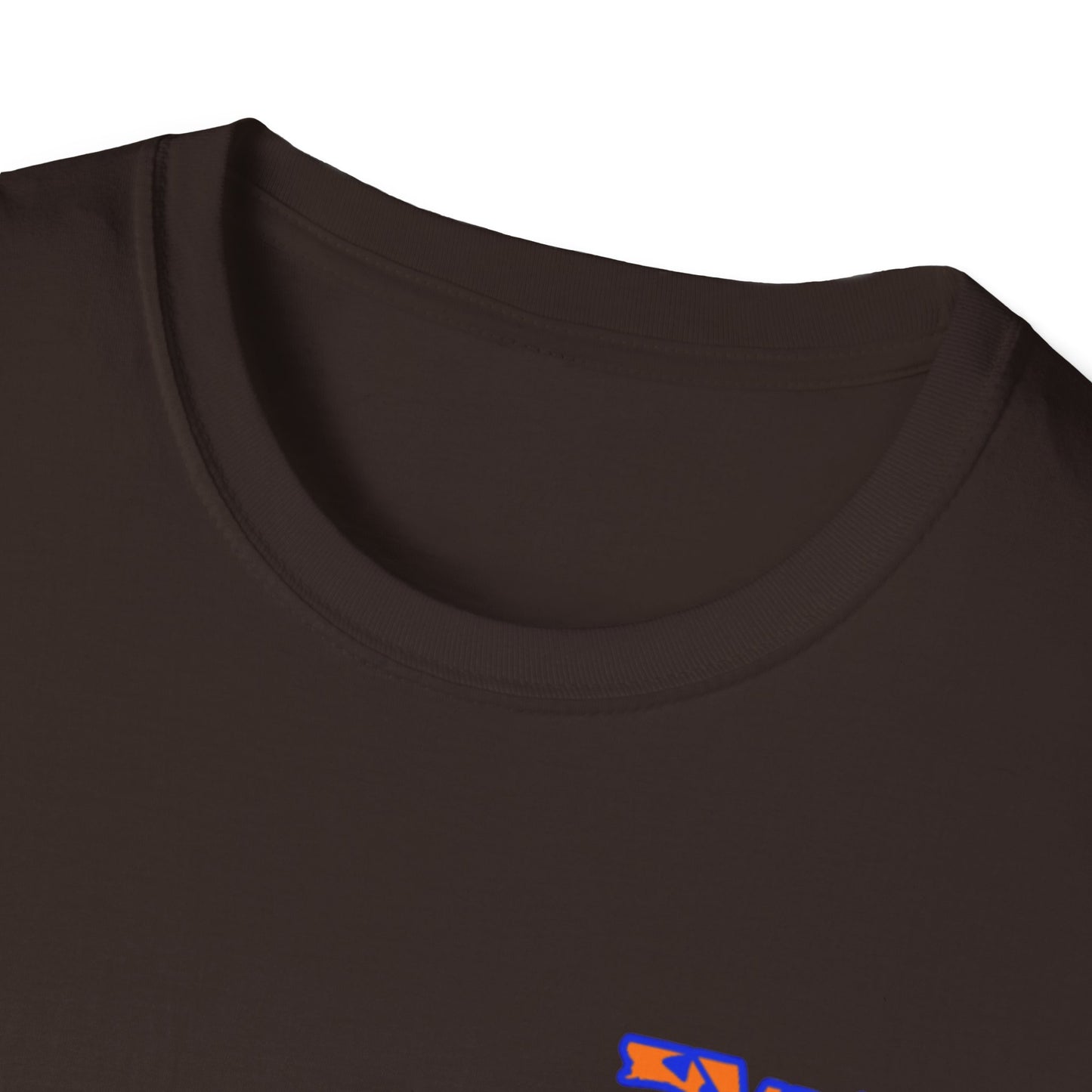 Florida State Outline T-Shirt — Orange & Blue 'Florida' Graphic Tee
