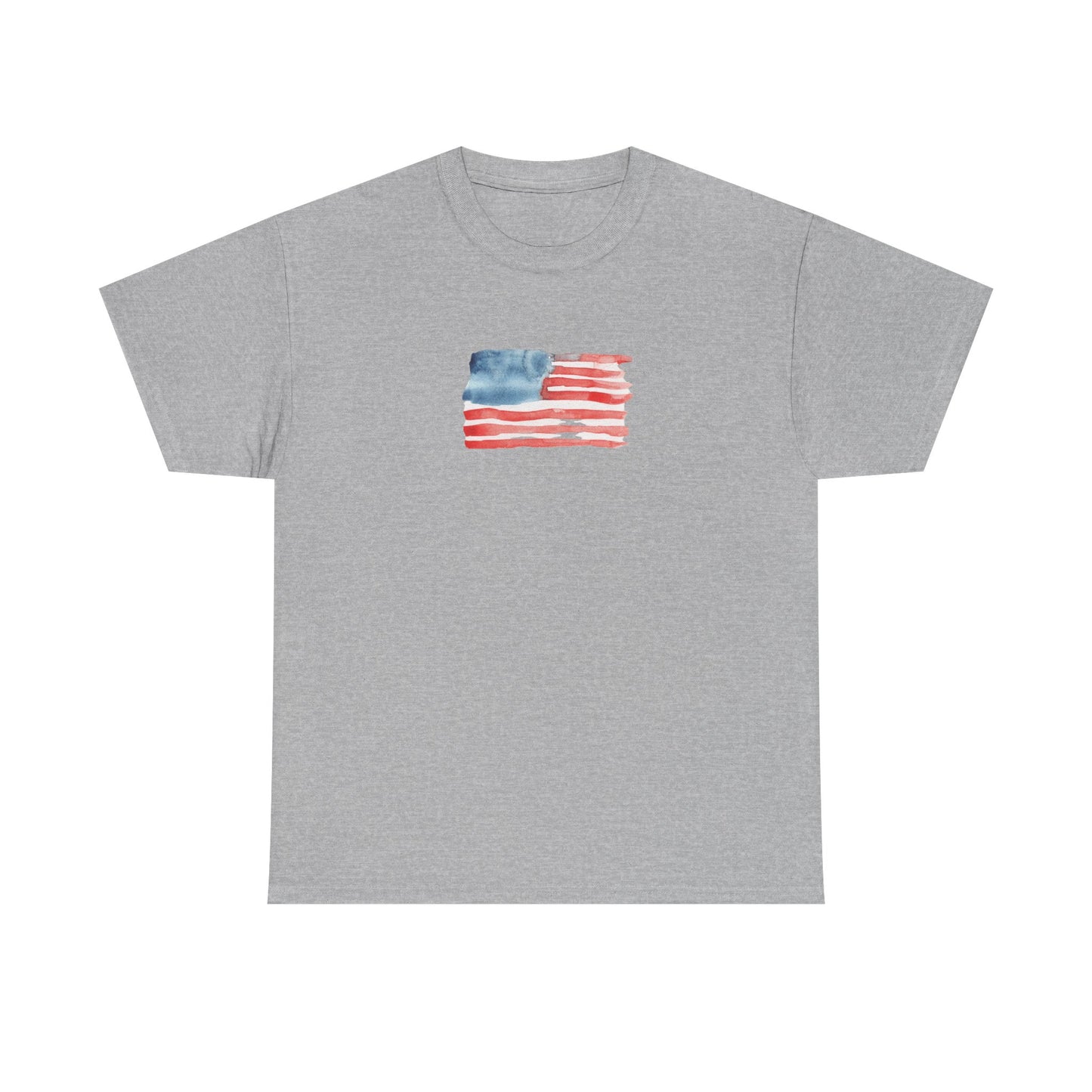 American Watercolor Flag T-Shirt