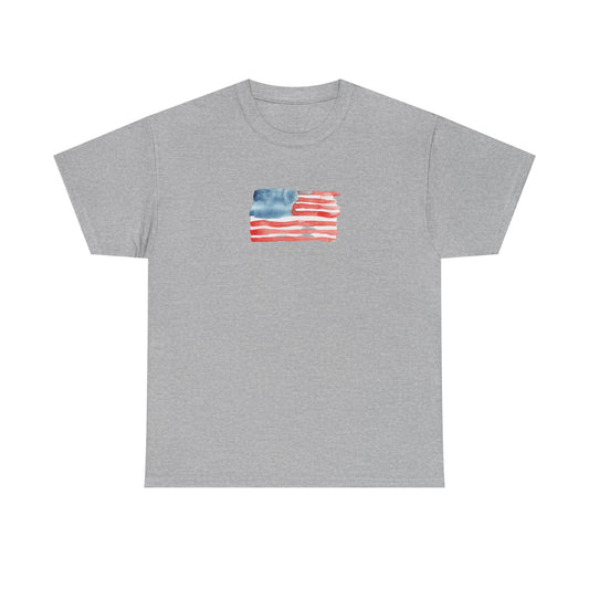 American Watercolor Flag T-Shirt