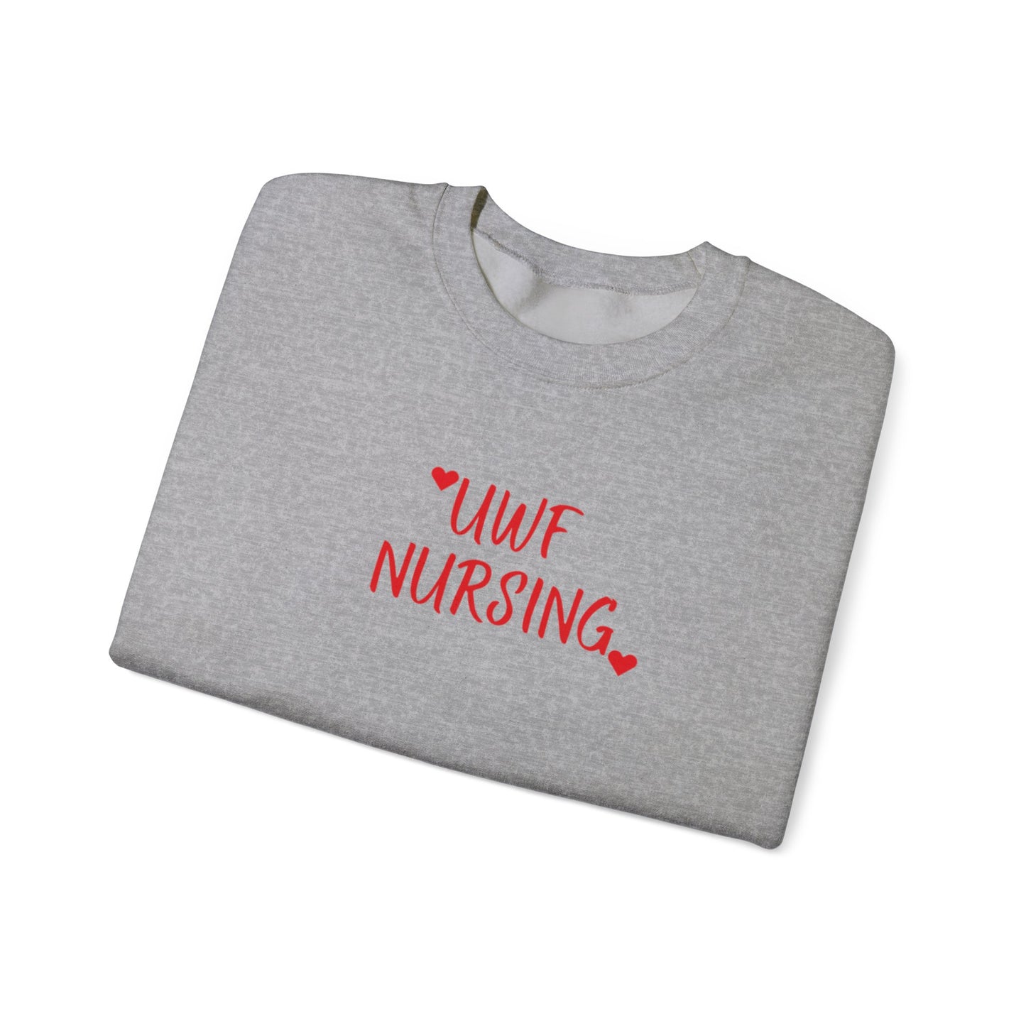 UWF Nursing T-Shirt — Cute Red Heart Nursing Tee for University of West Florida Students & Nurses