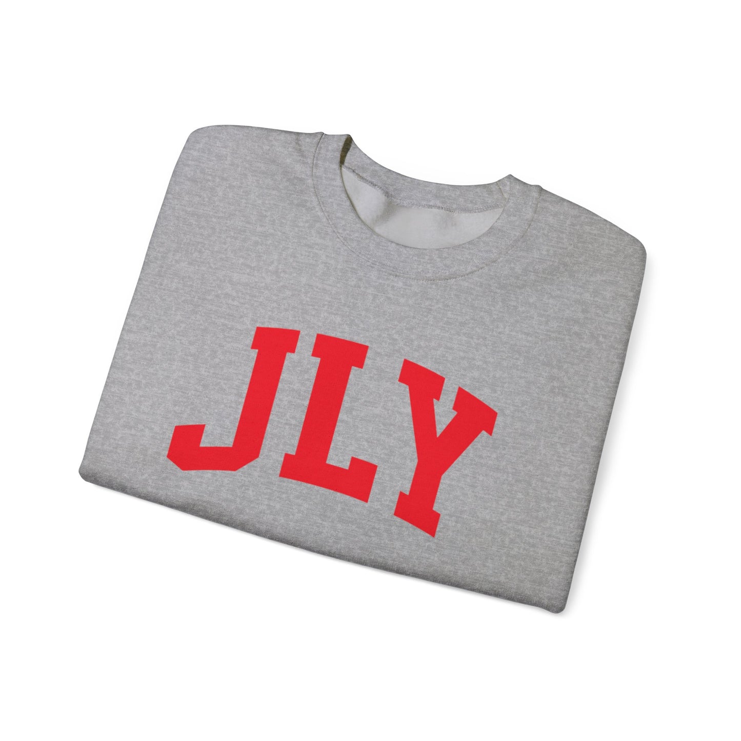 JLY Red Collegiate Crewneck Sweatshirt