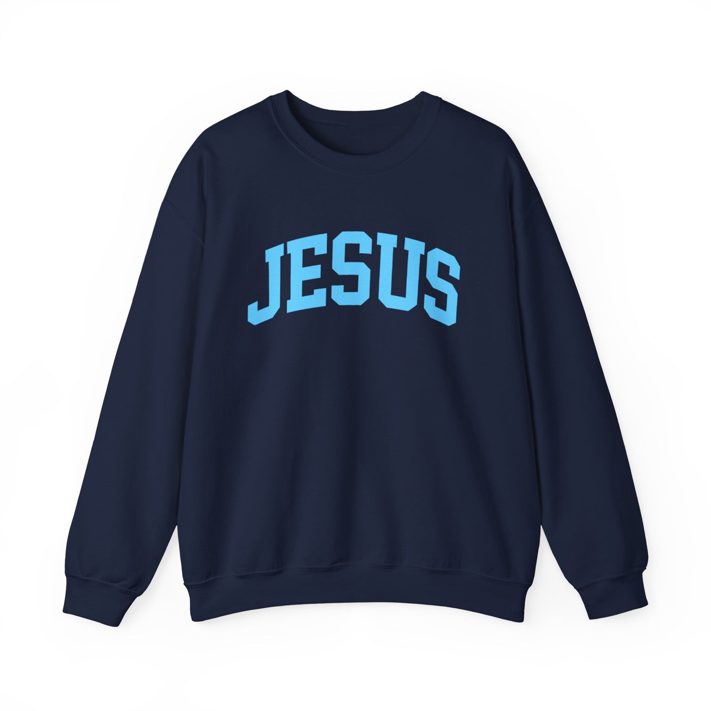 Jesus Crewneck Sweatshirt — Classic Faith Graphic Pullover