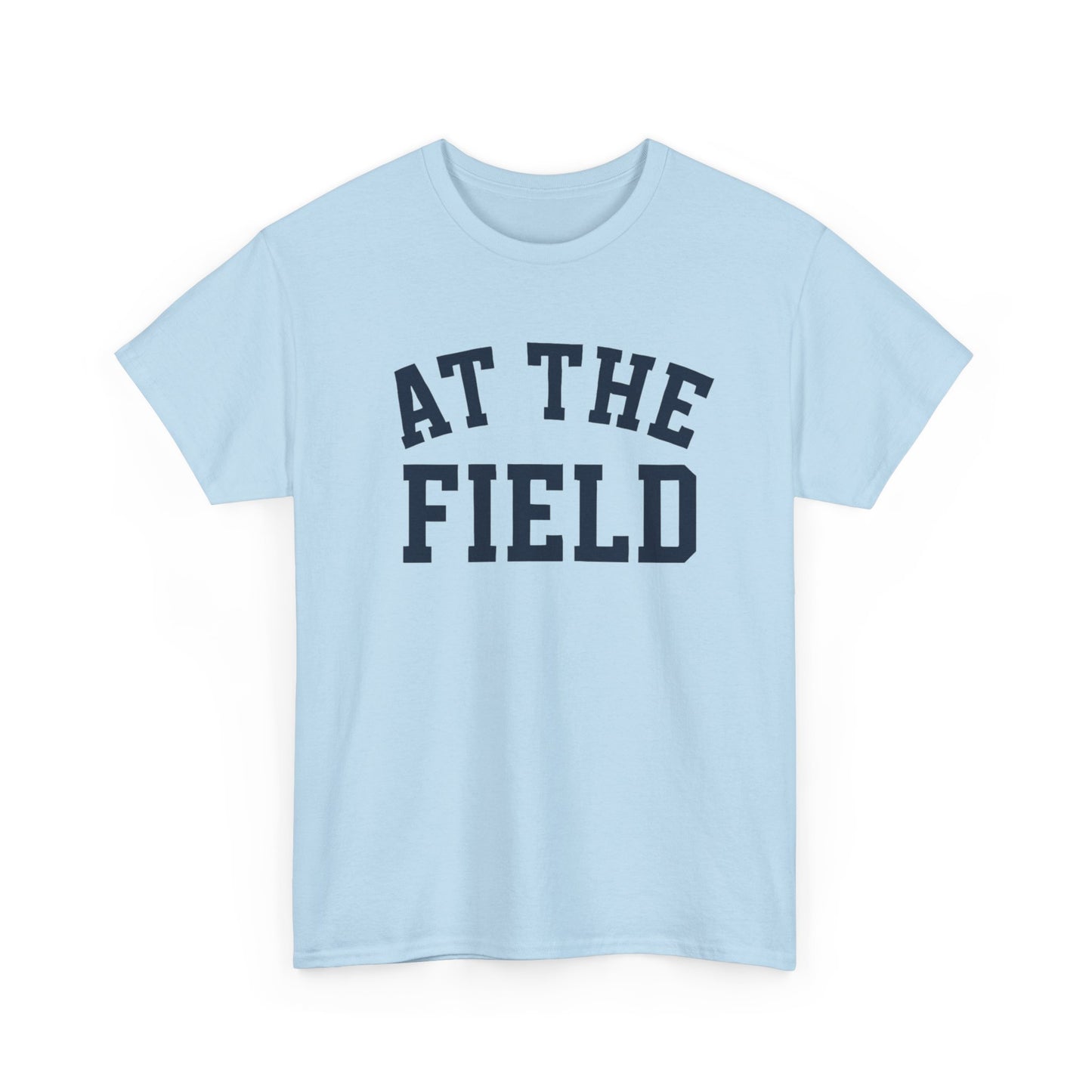 At The Field T-Shirt — Athletic Vintage Crew Tee for Sports Fans