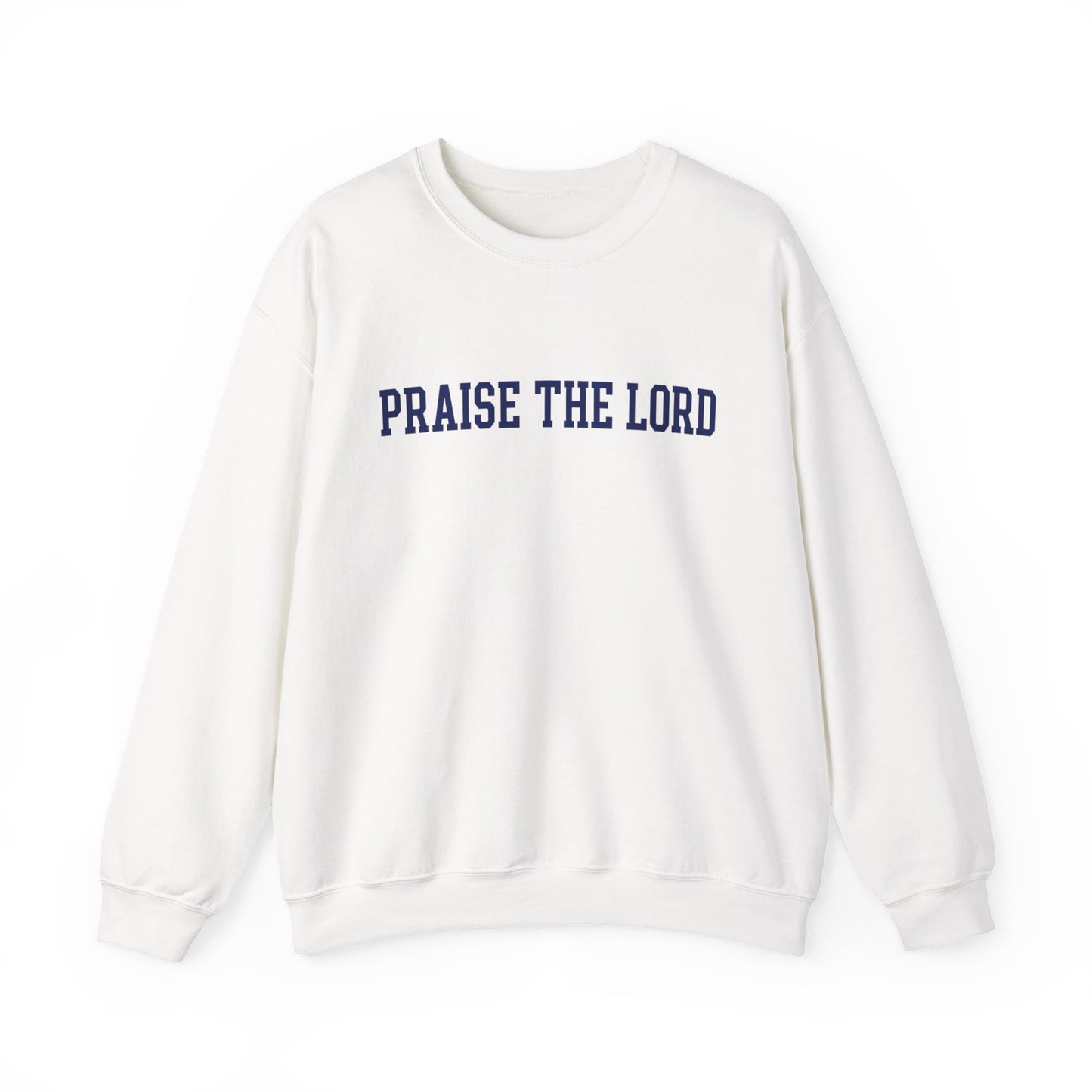 Praise The Lord Crewneck Sweatshirt — Christian Faith Graphic Sweatshirt