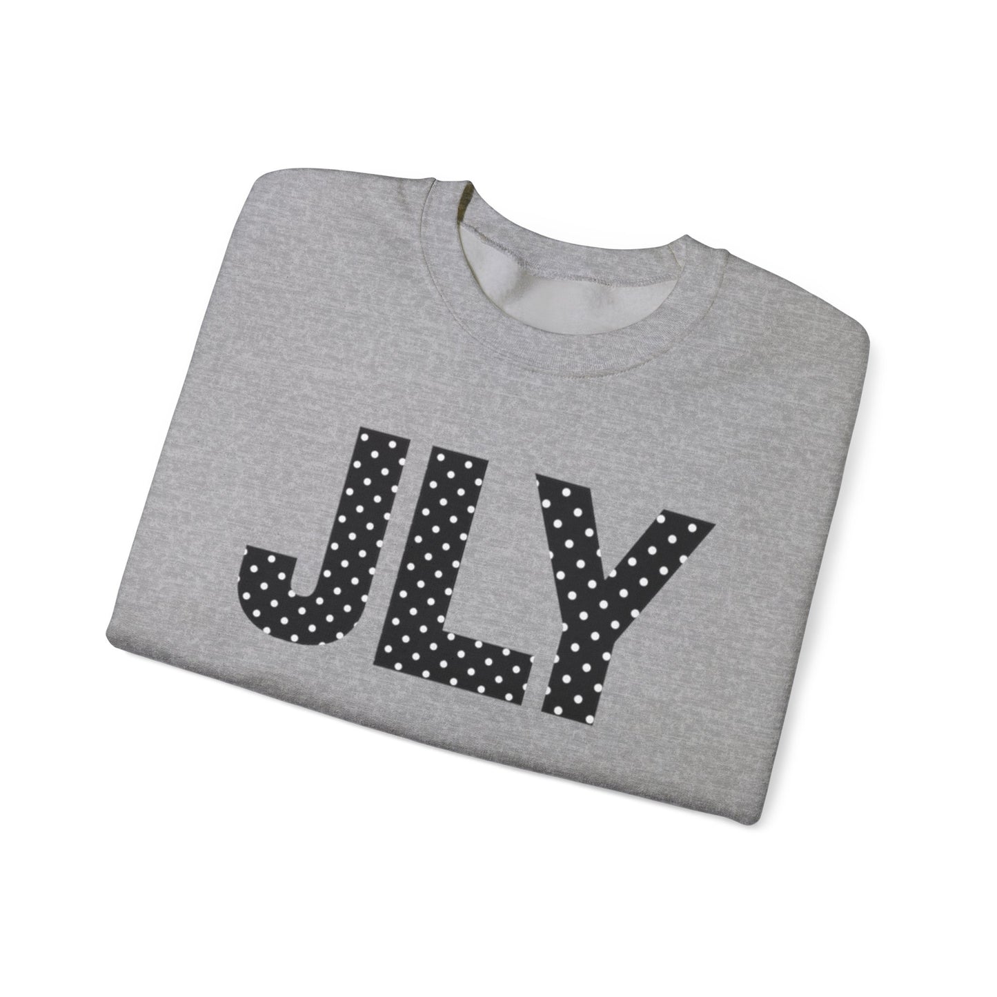 JLY Polka Dot Crewneck Sweatshirt