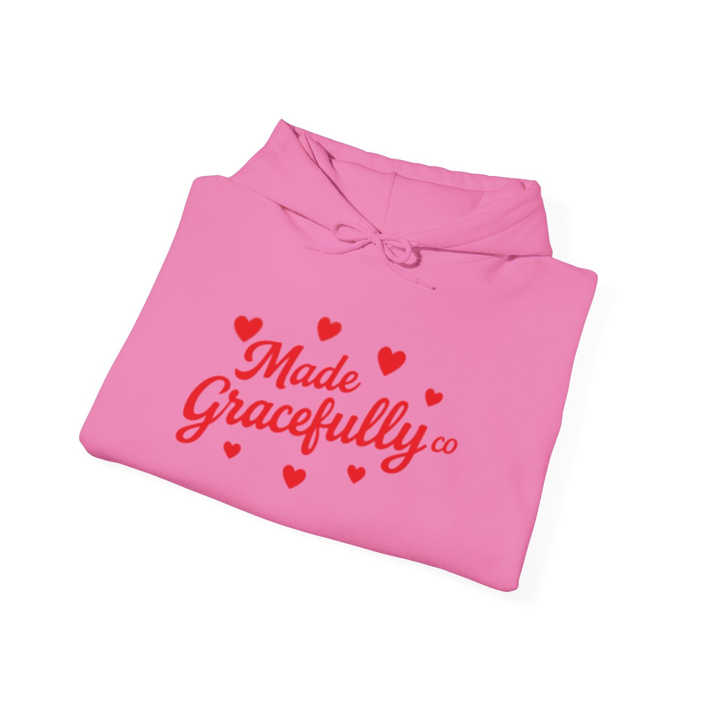 Made Gracefully Co — Feminine Heart Script Graphic Hoodie