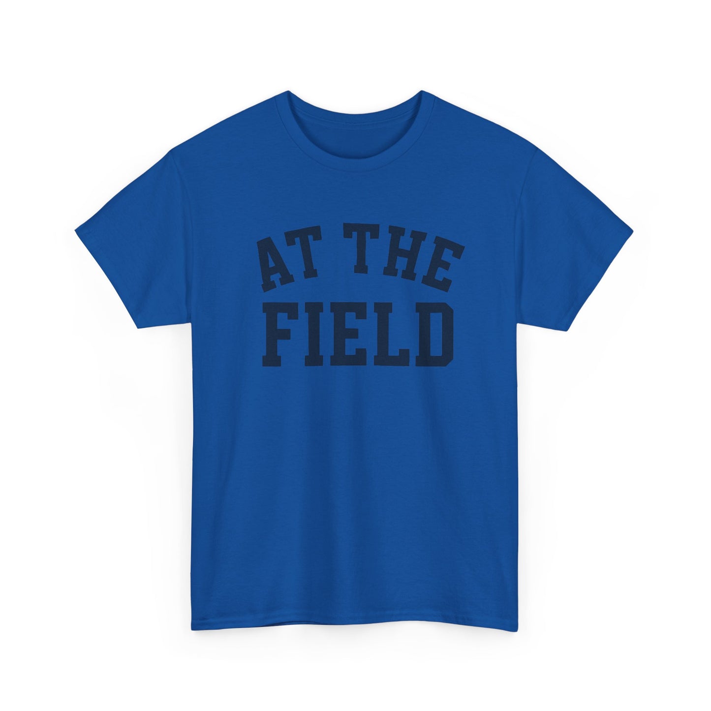 At The Field T-Shirt — Athletic Vintage Crew Tee for Sports Fans
