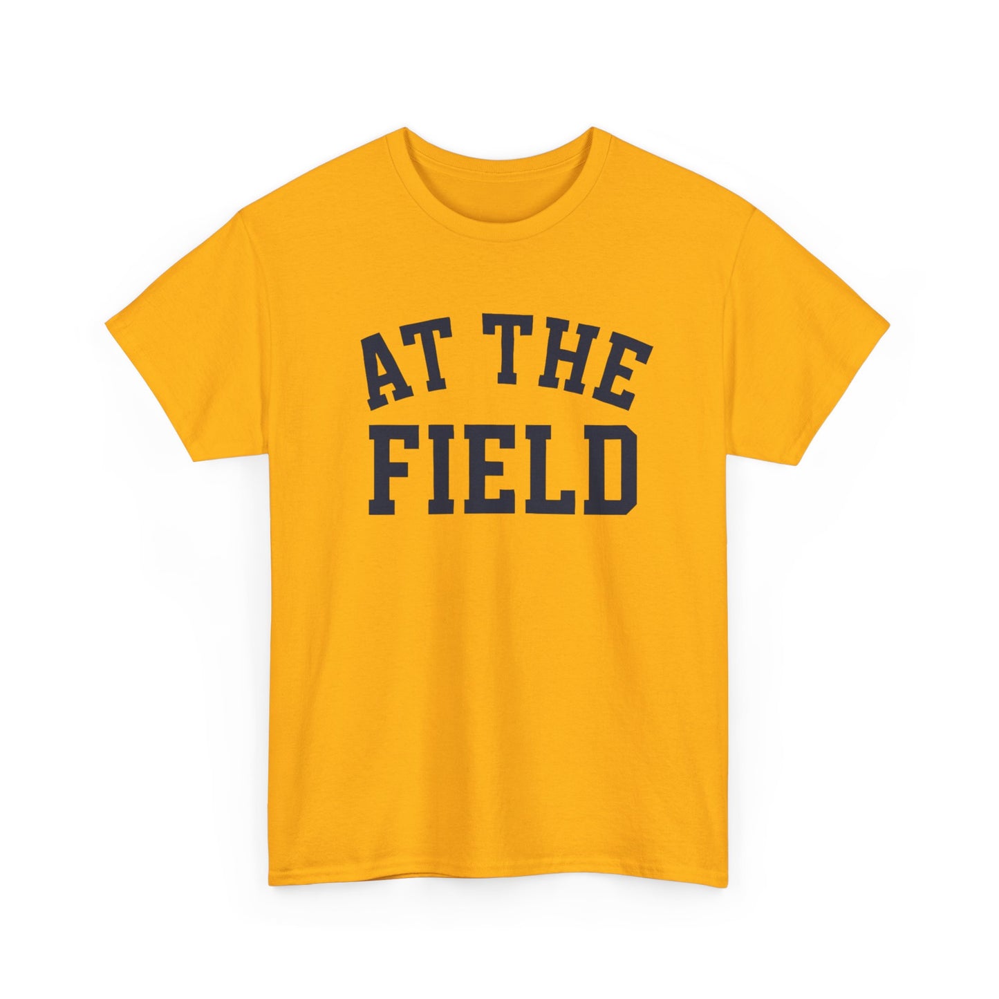At The Field T-Shirt — Athletic Vintage Crew Tee for Sports Fans