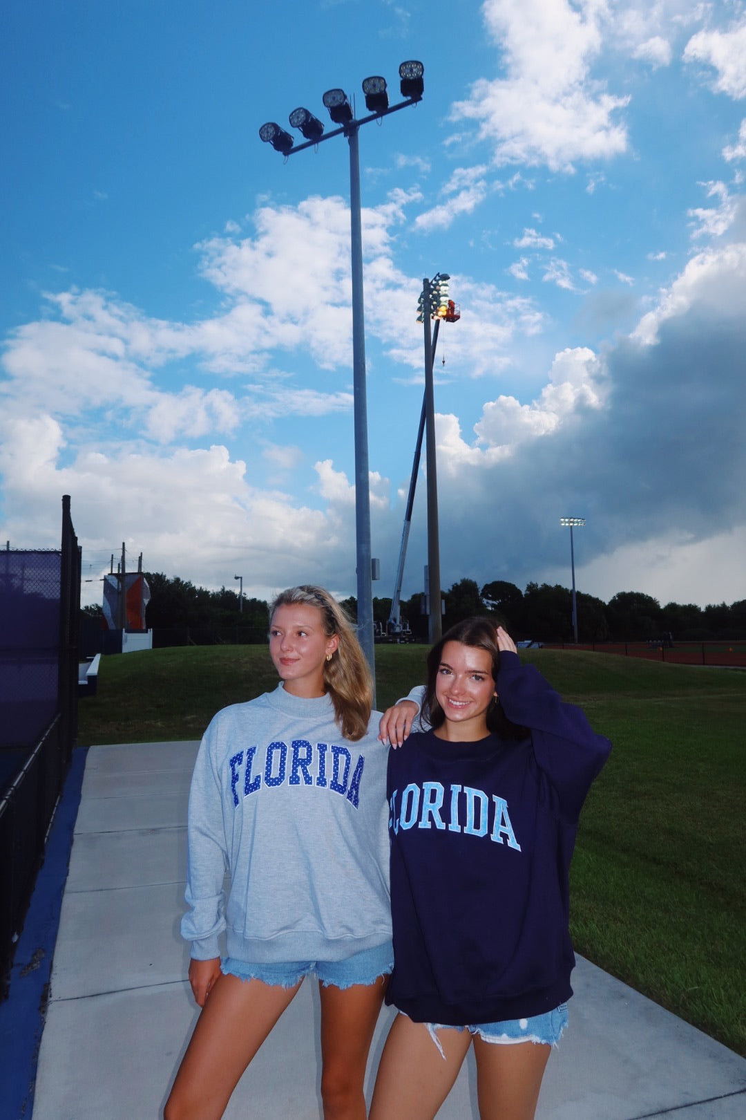 FLORIDA- ROYAL POLKA MOCK NECK