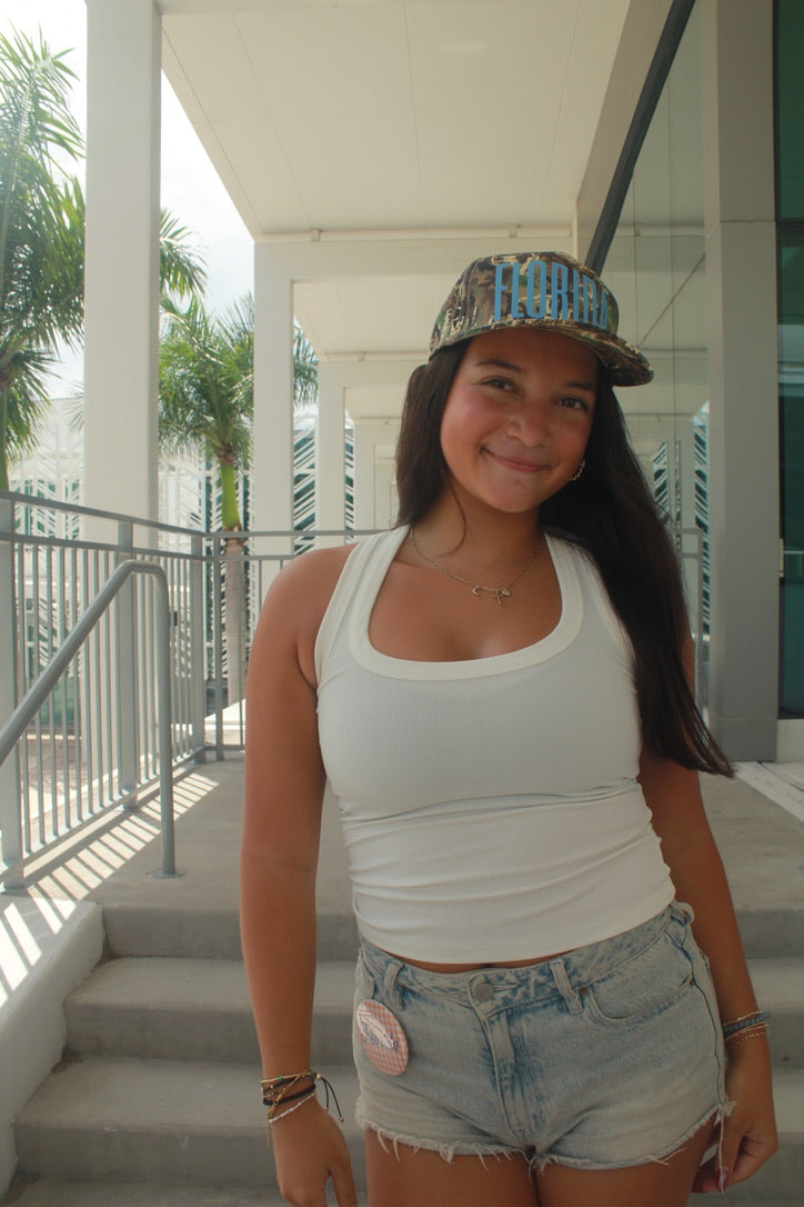 FLORIDA 5 PANEL CAMO HAT