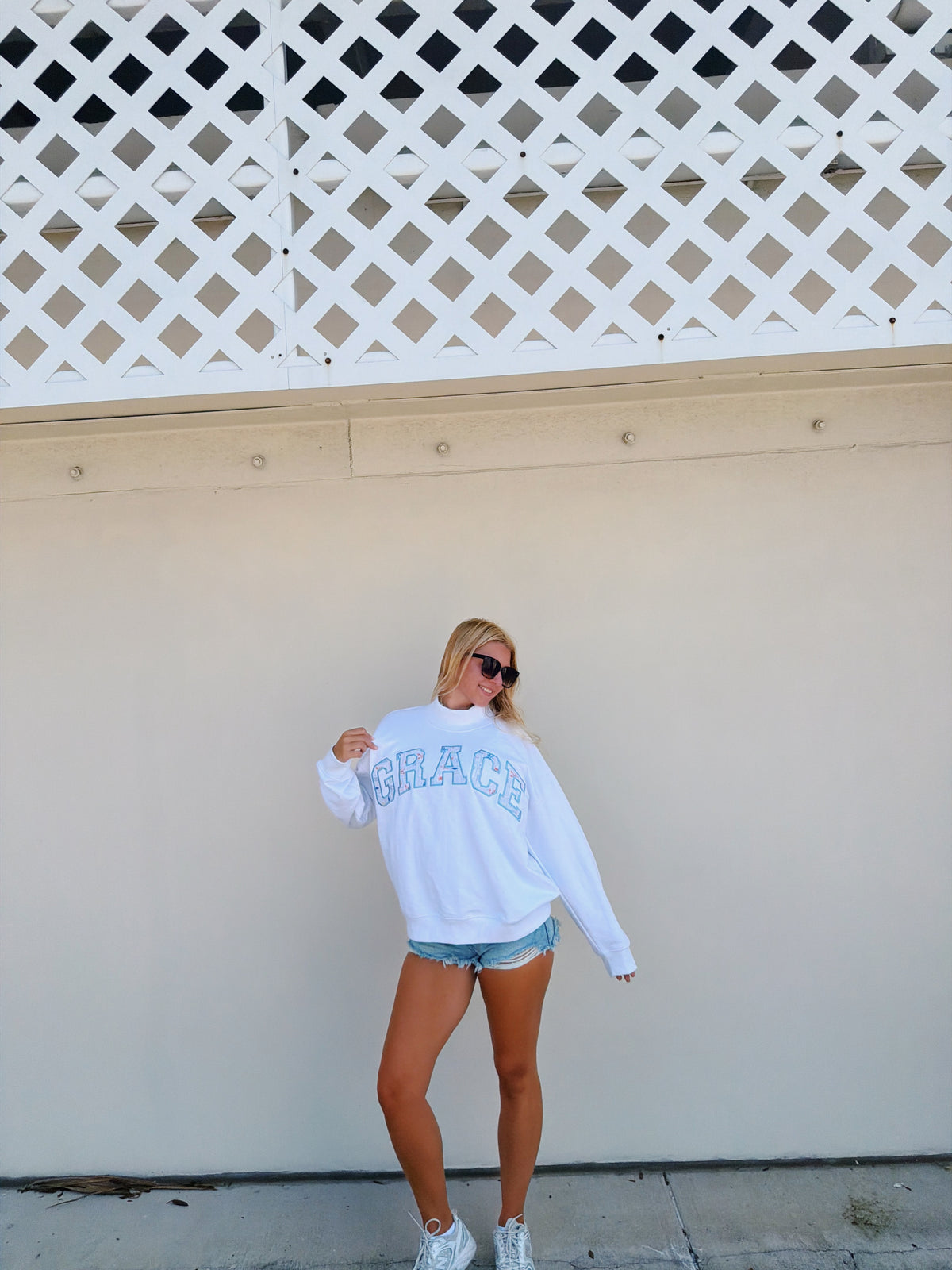 Grace- Coastal Shore Mock Neck
