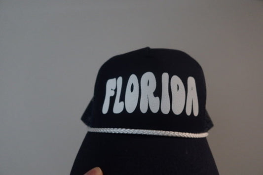 FLORIDA- NAVY BLUE AND WHITE HAT
