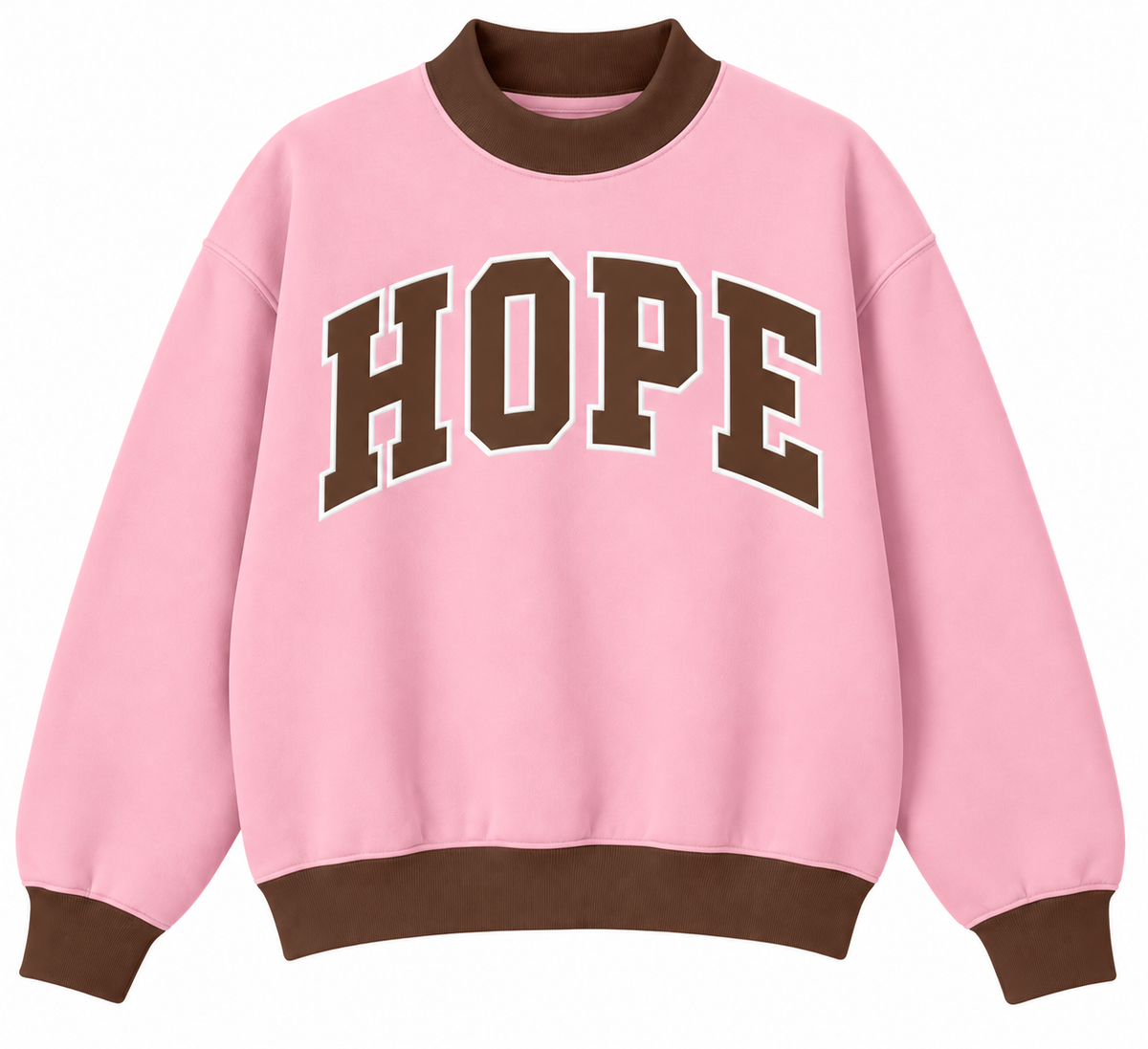 Hope cocoa kiss mockneck