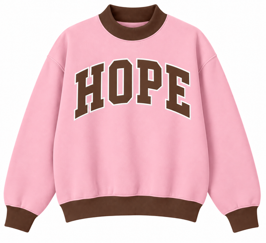 Hope cocoa kiss mockneck