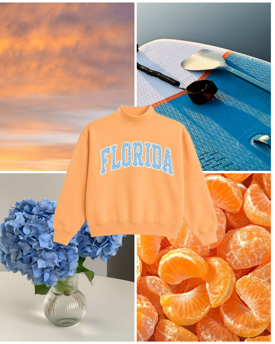 Creamsicle Crush Florida mockneck