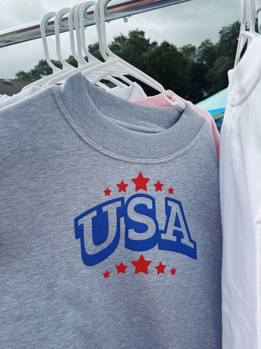 USA STAR ARCH MOCK NECK L/XL