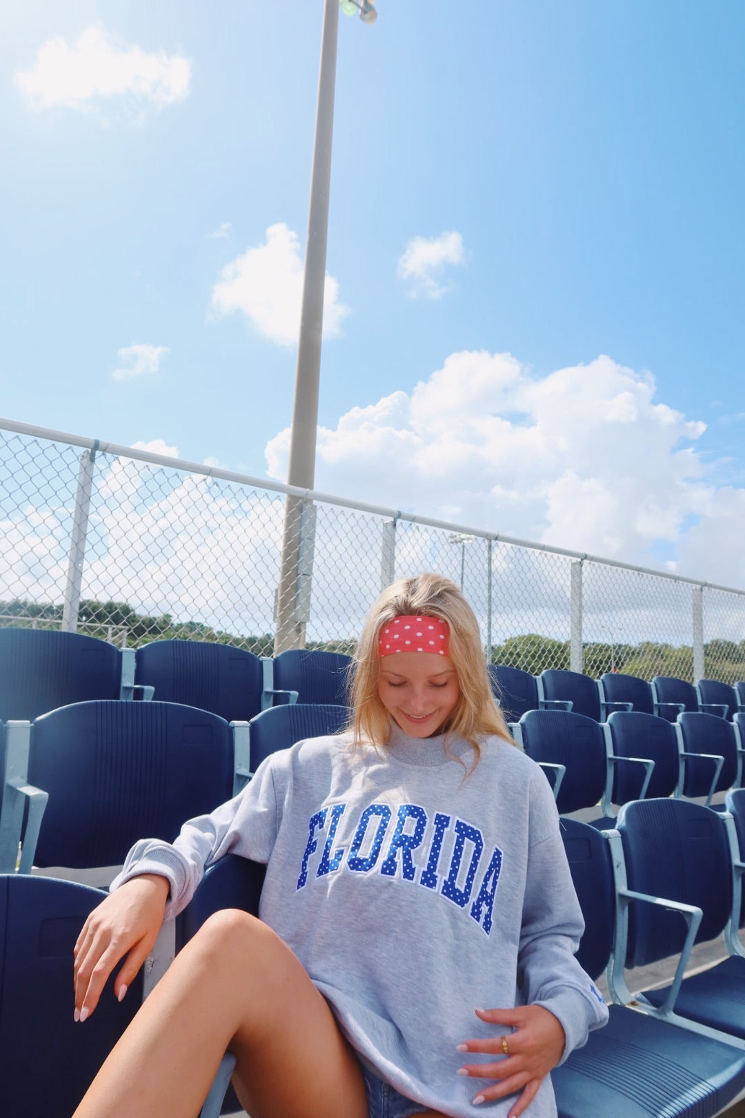 FLORIDA- ROYAL POLKA MOCK NECK
