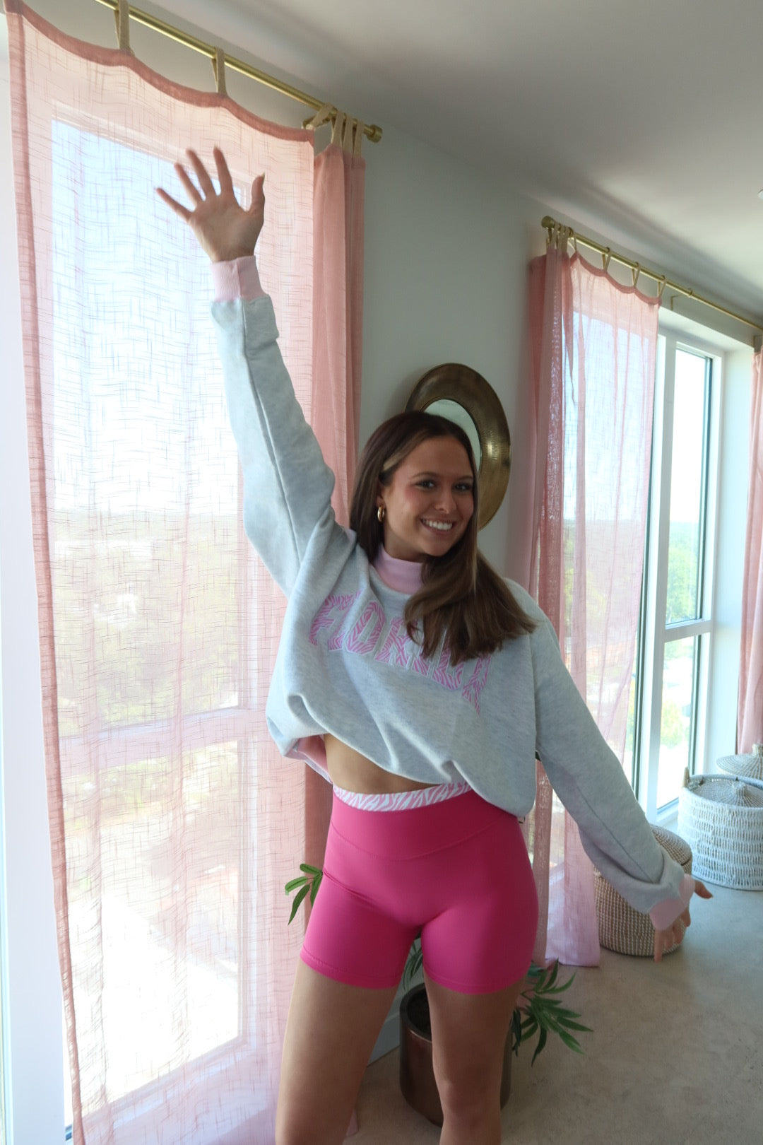FLORIDA- PINK STORM MOCKNECK