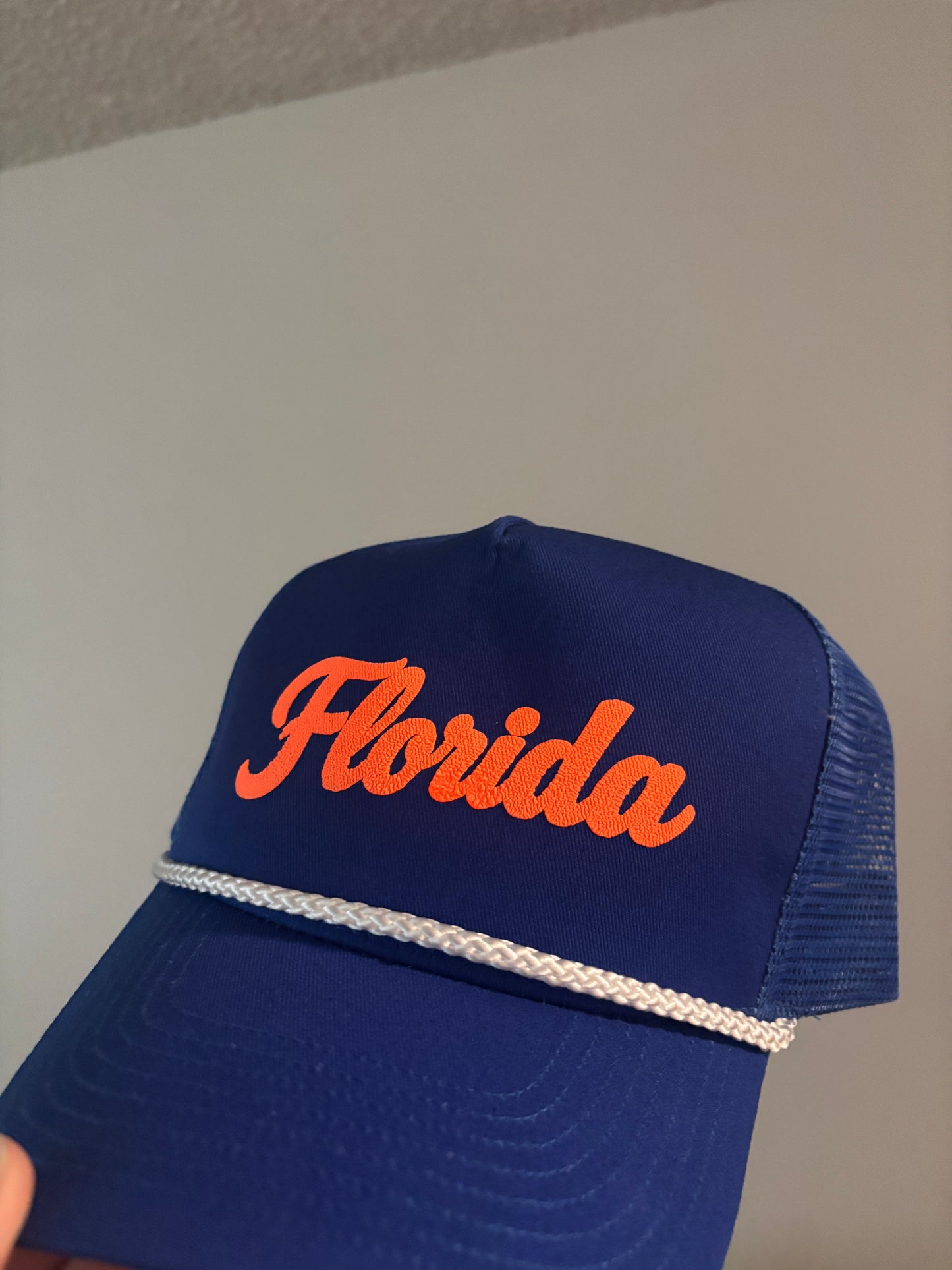 FLORIDA- ROYAL BLUE AND ORANGE HAT