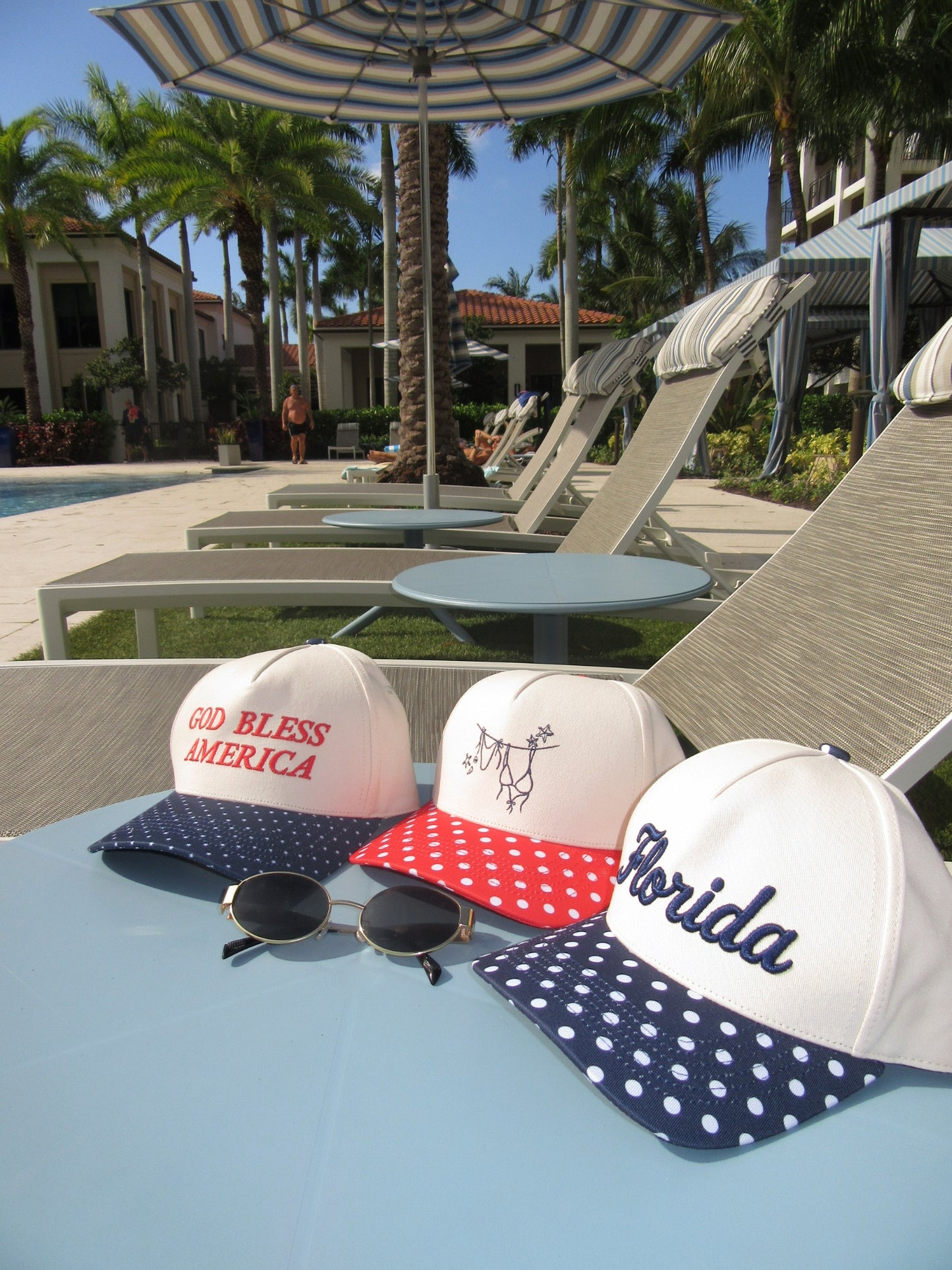AMERICANA EMBROIDERED HATS
