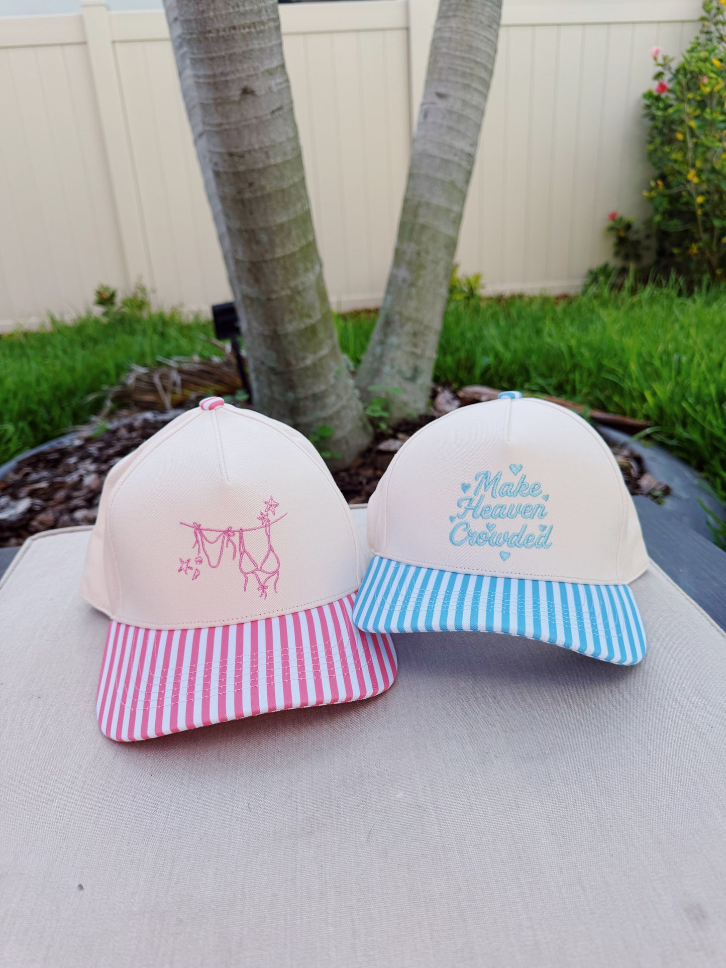 Summer Embroidered Hats
