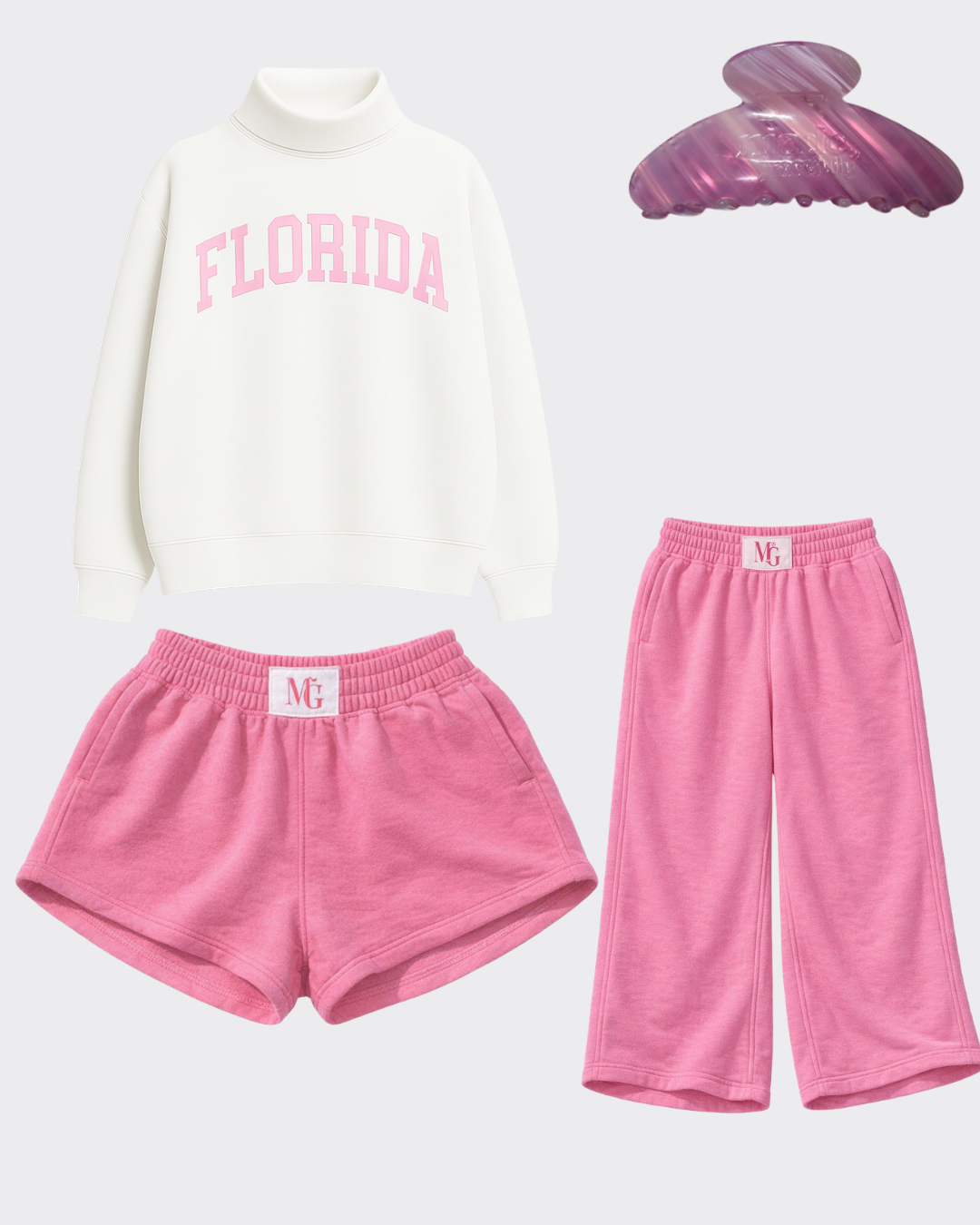 MATCHING SWEATPANTS PETAL AND BUTTERCREAM AVAILABLE