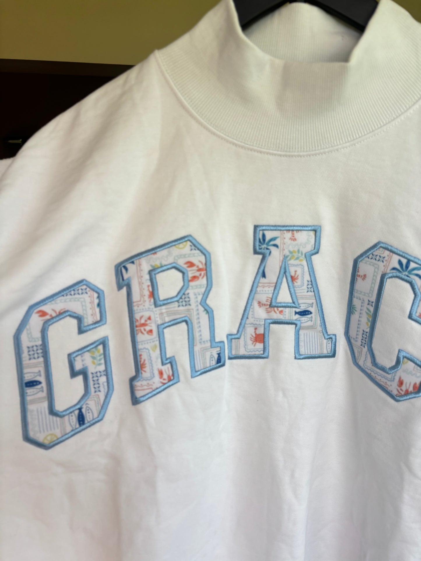 Grace- Coastal Shore Mock Neck