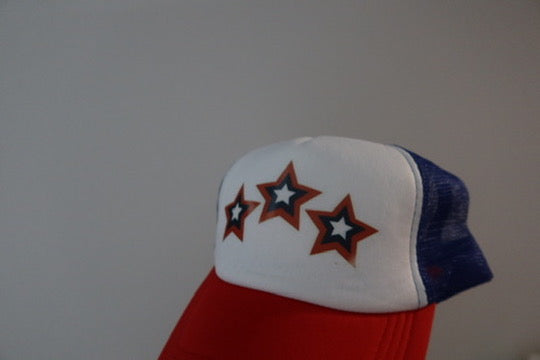 USA STAR TRUCKER HAT