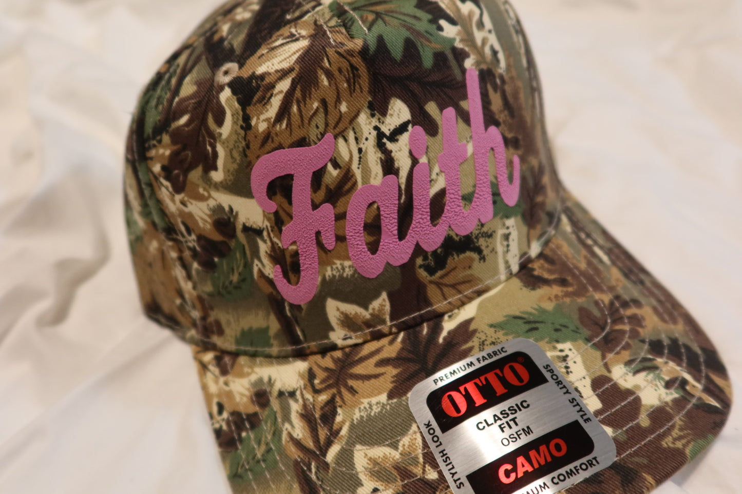 FAITH PUFF PRINT CAMO HAT