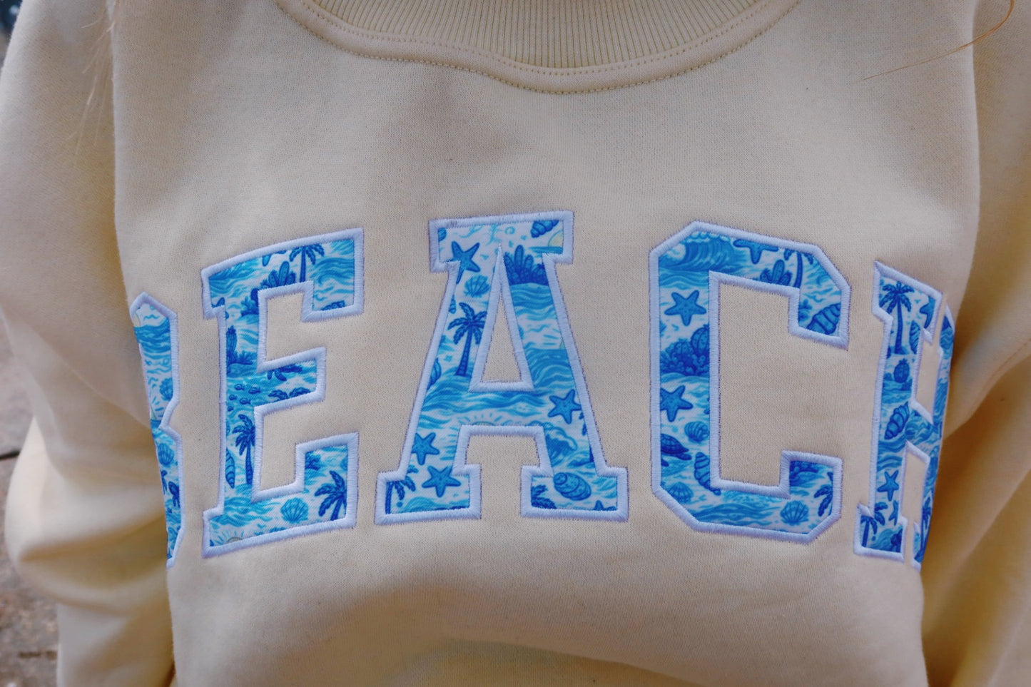 BEACH- COASTAL SUNSHINE MOCK NECK **PREORDER**