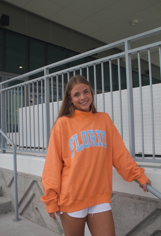 Creamsicle Crush Florida mockneck