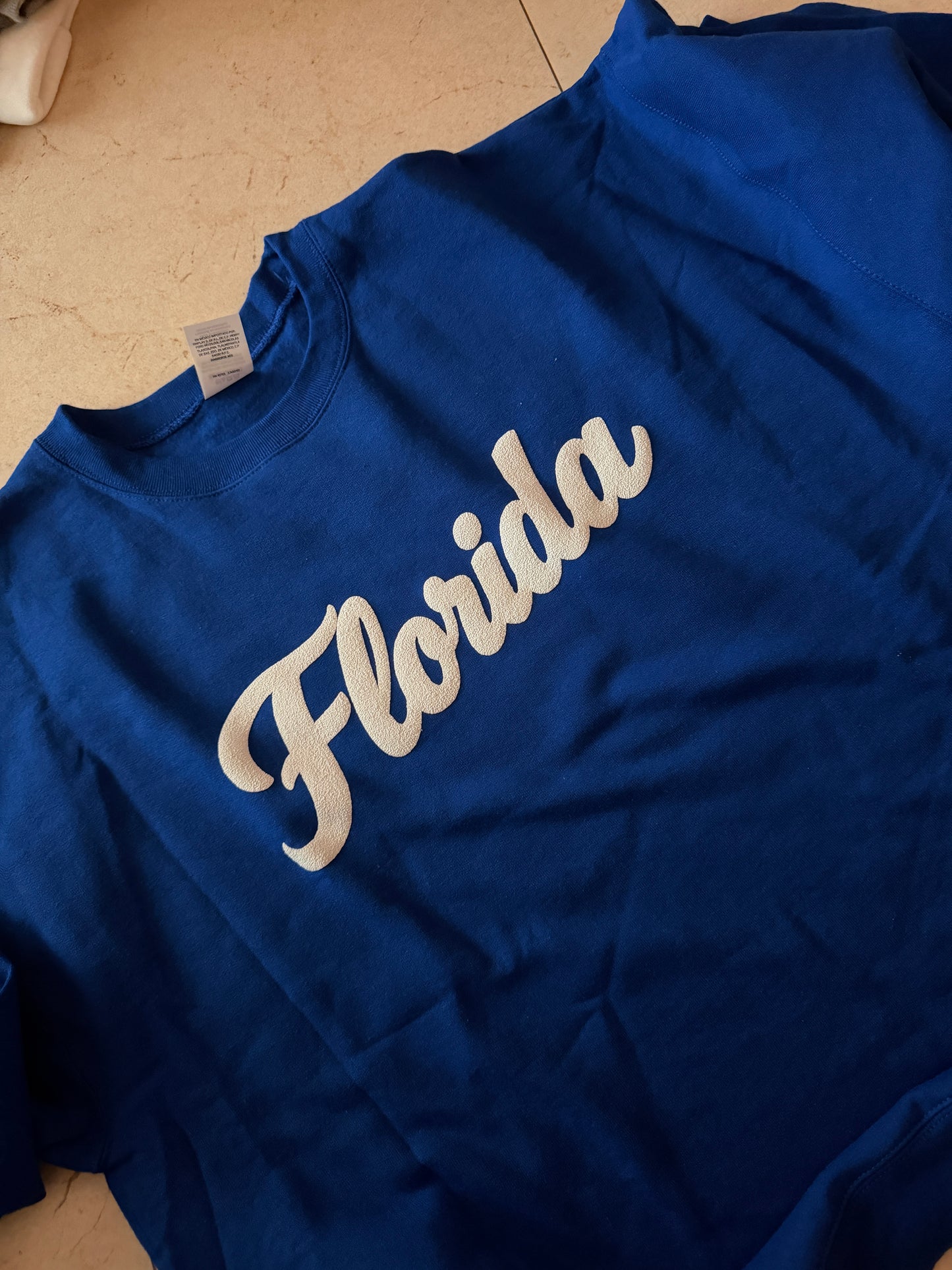 Florida royal blue crewneck Size L/XL