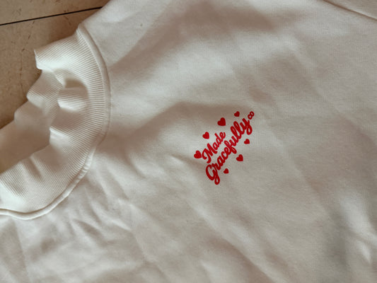 Logo hearts mockneck size L