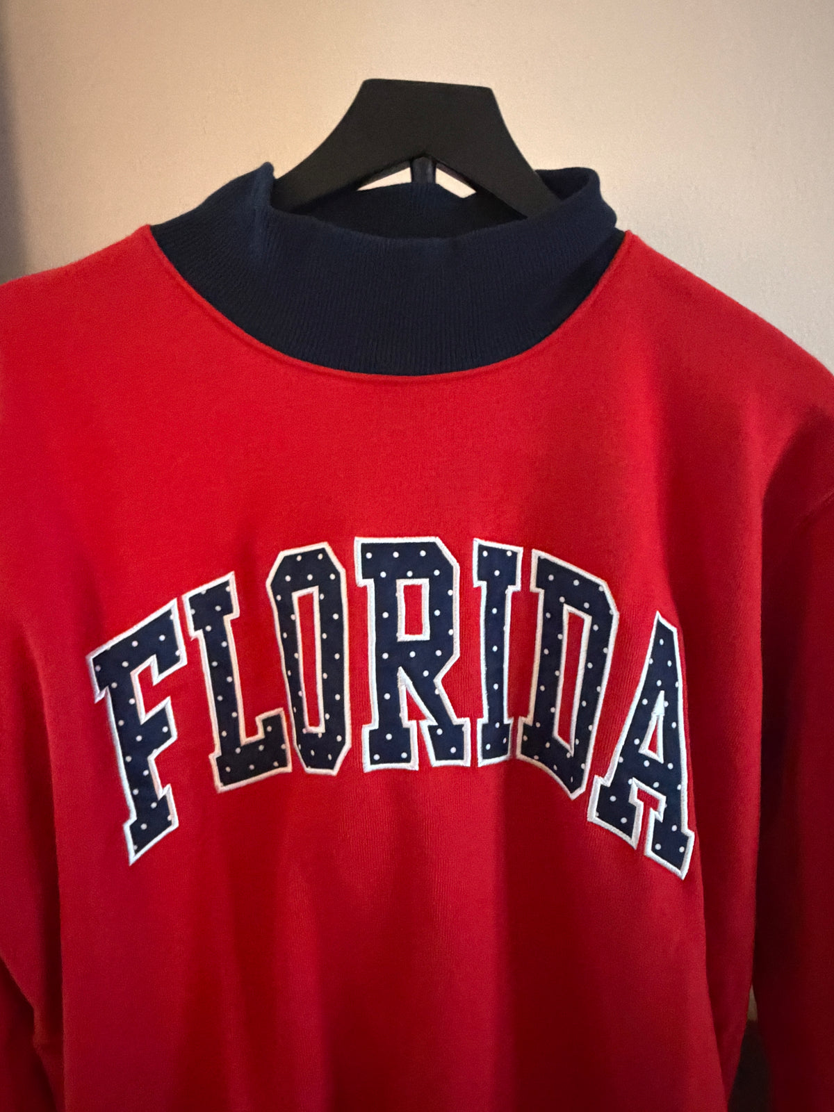 Cherry blast Florida mockneck