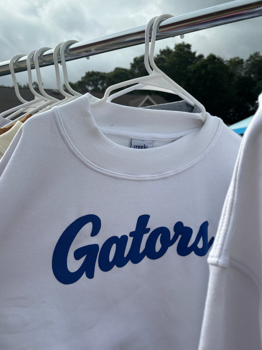 GATORS- WHITE WITH ROYAL