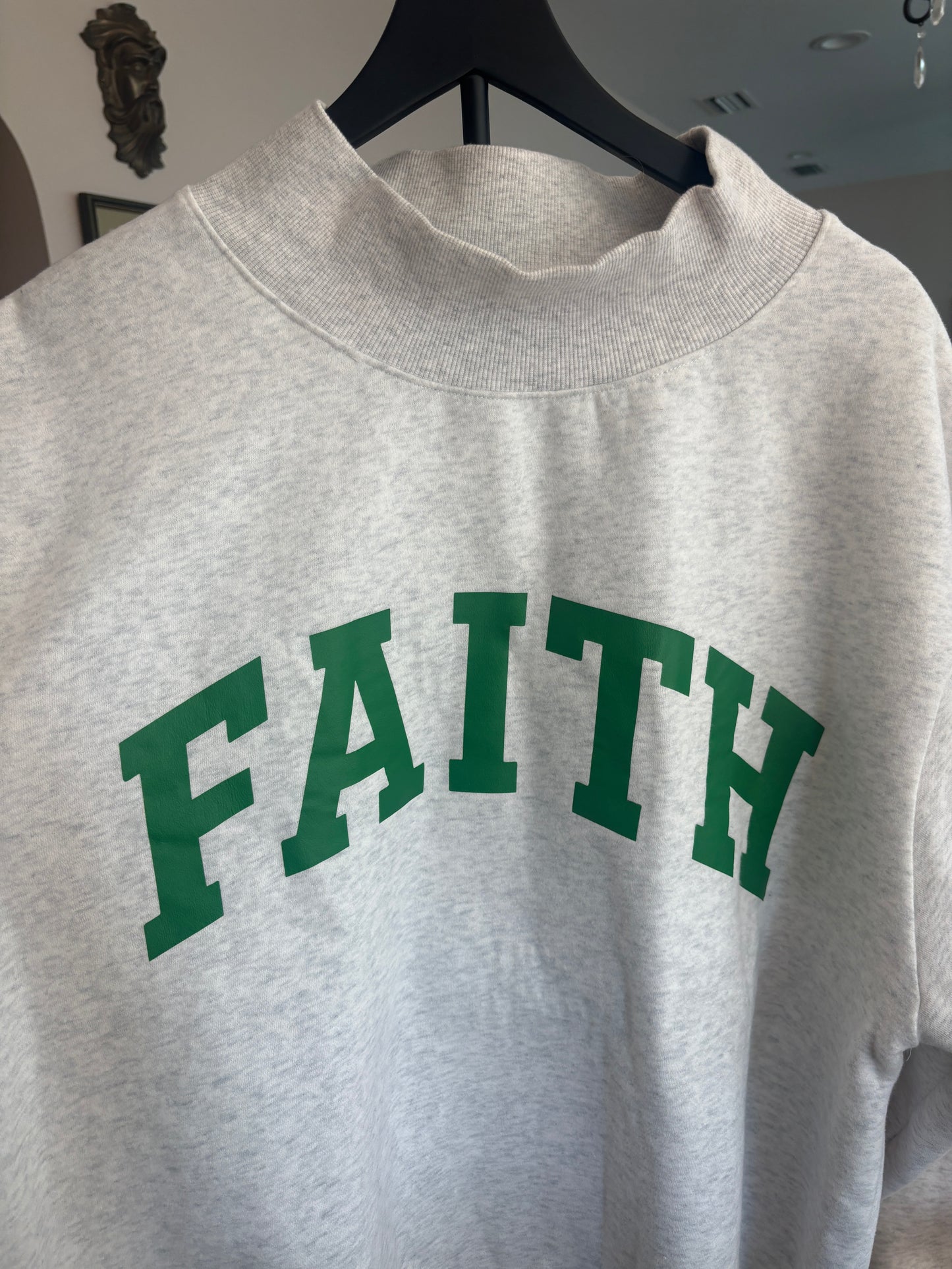 FAITH/JLY REVERSIBLE MOCK NECK L/XL FLEECE