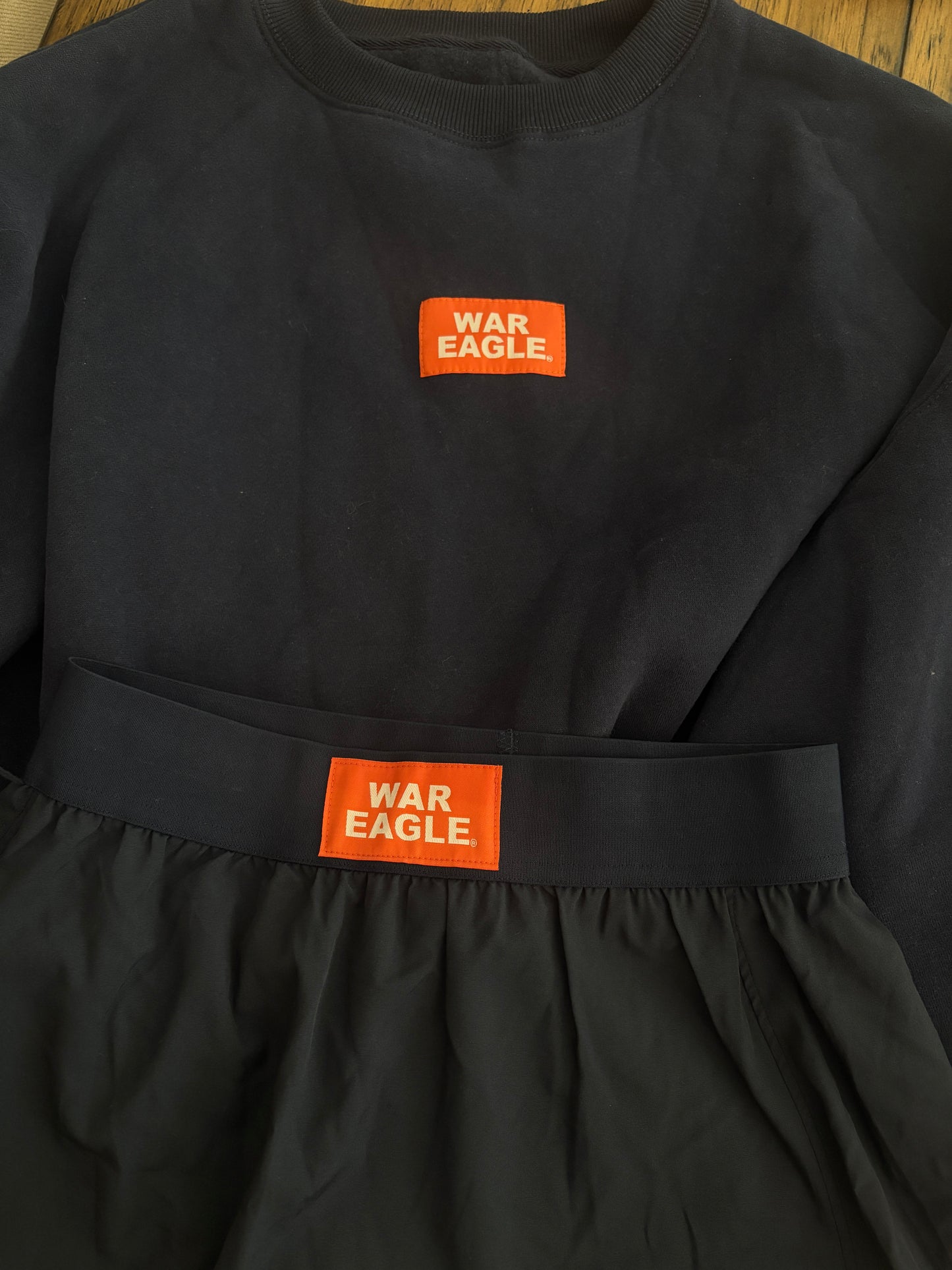 WAR EAGLE CREW NECK L FLEECE