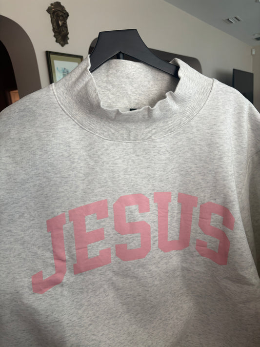 JESUS/JLY REVERSIBLE MOCK NECK L/XL FLEECE