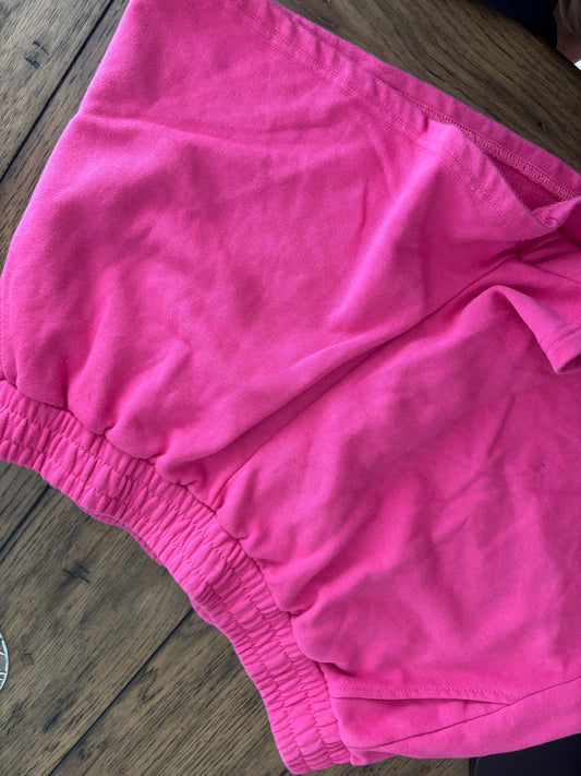 PINK SWEAT SHORTS TERRY XXL