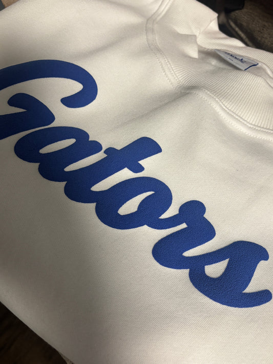 GATORS- WHITE WITH ROYAL